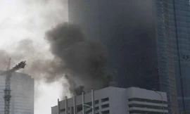 Hiện trường vụ cháy ngày 27/8 (Ảnh: Đức Thịnh/Vietnam+)