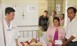 Cứu học sinh vỡ sọ não qua cơn nguy kịch