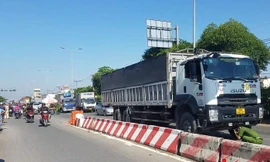 Hiện trường vụ tai nạn giao thông 