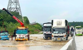 Lý do chậm xử lý sự cố ngập trên cao tốc Phan Thiết - Dầu Giây