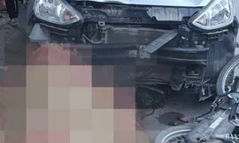 Ô tô đâm điên loạn khiến 4 người thương vong ở Vĩnh Phúc