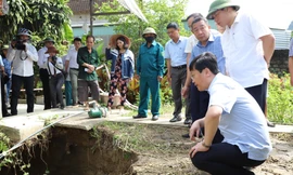 Chủ tịch Nghệ An: Làm rõ trách nhiệm các cấp, các ngành trong vụ sụt lún, hố tử thần