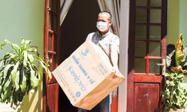 Báo Tiền phong và nhà tài trợ hỗ trợ huyện rẻo cao phòng chống dịch