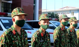 Quân khu 4 điều động lực lượng, phương tiện vào Nam chống dịch