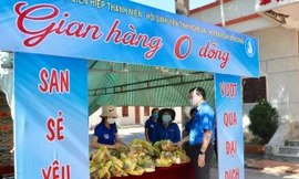 Hàng loạt gian hàng 0 đồng san sẻ yêu thương trong mùa dịch 