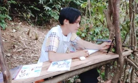 Những góc học online đặc biệt giữa núi rừng của học sinh vùng cao xứ Nghệ