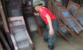 Đo được lượng mưa lớn nhất trong 25 năm qua ở rốn lũ Nghệ An