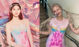 Chọn sai nội y, Nancy (Momoland) đành chịu thua Sana (TWICE) khi đụng váy corset