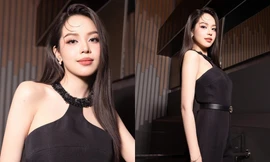 Hoa hậu Thanh Thủy đẹp không ngờ trong kiểu trang phục các nàng hậu ít khi mặc