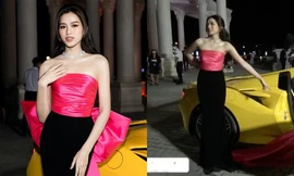 Gặp sự cố trang phục ngay trên thảm đỏ, Hoa hậu Đỗ Thị Hà xử lý khéo léo ra sao?