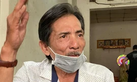 Chỉ trong thời gian ngắn, nghệ sĩ Thương Tín lại gầy gò, tiều tụy đến mức khó tin