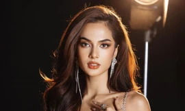 Ngất ngây trước sắc vóc của bông hồng lai Emma Lê trong phim mới đóng cùng Isaac