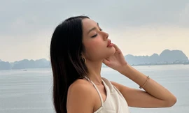 Giật mình với cách mặc đồ xuyên thấu cực độc đáo của "Á hậu Việt kiều" Thảo Nhi Lê