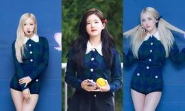 Triệu Lộ Tư bất ngờ gia nhập "thử thách" cardigan quả trám với Rosé BLACKPINK và Jeon Somi