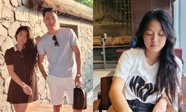 Không chỉ xinh xắn, con gái Mạnh Trường còn có điểm cực phẩm giống Á hậu Minh Kiên