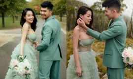 'Đỏ mặt' với bộ ảnh cưới của Lương Bằng Quang và Ngân 98: Cô dâu 'hở bạo' nhất Việt Nam?