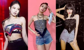 Stylist của BLACKPINK “vượt qua chính mình” với mốt biến khăn thành áo ngày càng xuất sắc