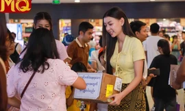Miss Grand Myanmar có hành động ý nghĩa khi quê nhà gặp thảm họa động đất
