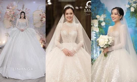 Nửa kia của các cầu thủ Việt đều thích mê một kiểu váy cưới, Doãn Hải My thì sao?