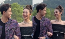 Thanh Sơn, Khả Ngân tiếp tục "nói không đi đôi với làm", liên tục sánh đôi cực tình cảm