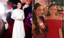 Á hậu Hoàng Oanh phản hồi tranh cãi ở thảm đỏ ra mắt phim "Cô Dâu Hào Môn"