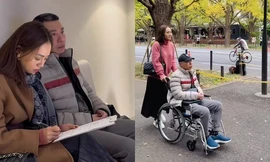 Sức khỏe đang dần hồi phục nhưng vì sao NSND Công Lý phải ngồi xe lăn?