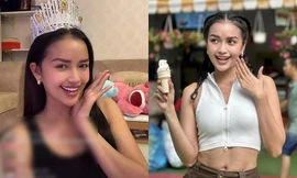 Tự tin chụp ảnh cam thường, Hoa hậu Ngọc Châu lộ diện mạo có phần xuống sắc