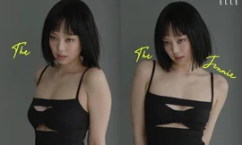 Jennie BLACKPINK lột xác táo bạo, mặc váy thiết kế hiểm hóc khoe chân ngực lấp ló