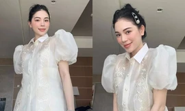 Linh Rin khoe ảnh diện trang phục truyền thống Philippines, ngày cưới đã đến rất gần