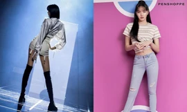 Vẫn biết Lisa có đôi chân cực dài nhưng không ngờ tỷ lệ cơ thể còn hơn cả mức vàng