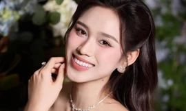 Hoa hậu Đỗ Thị Hà dạo này lạ lắm, đi đâu cũng không rời vật đặc biệt này