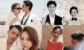 Sự kiện chưa từng có của V-Biz: Bốn cặp đôi nghệ sĩ kết hôn cùng một ngày là những ai?