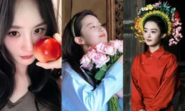 Dương Mịch, Triệu Lệ Dĩnh "đu trend" ảnh cầu may, Lưu Diệc Phi vẫn là "huyền thoại"