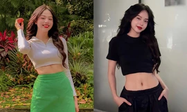 Hiếm hoi lắm mới khoe eo thon, Hoa hậu Thanh Thủy gây trầm trồ với cơ bụng cực đỉnh