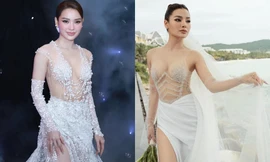 Lộ bí mật 'sốc' đằng sau chiếc váy cưới của 'cô dâu hở bạo nhất showbiz Việt'