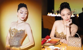 Tóc Tiên diện bộ trang sức trị giá bằng ‘cả căn chung cư cao cấp’ đi dự sự kiện quốc tế