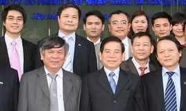 Chủ tịch nước chúc Tết các doanh nghiệp tại Hà Nội