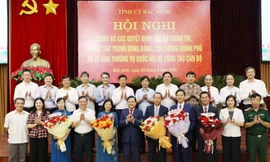 Tỉnh Bắc Ninh công bố quyết định của Bộ Chính trị và Ban Bí thư về công tác cán bộ.