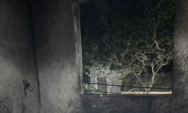 Hiện trường vụ nổ.