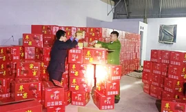 Công an Bắc Giang thu giữ khoảng 12 tấn pháo trong 15 ngày