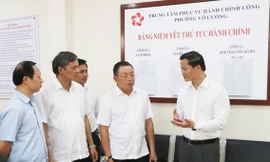 Đoàn công tác của Trương ương kiểm tra chuẩn bị vận hành chính quyền địa phương 2 cấp tại tỉnh Bắc Ninh.