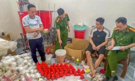 Tang vật vụ án. Ảnh: Công an tỉnh Bắc Giang