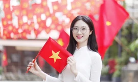 Khoảng 1 tuần qua, Bảng tàng tỉnh Bắc Giang là địa điểm được nhiều bạn trẻ yêu thích đến chụp ảnh. Ảnh: Nguyễn Thắng