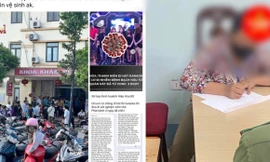 Hình ảnh bài viết và chủ tài khoản tại Cơ quan Công an.