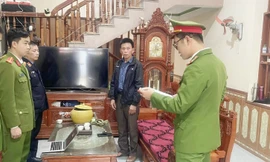 Cơ quan Công an khởi tố đối tượng Hoàng Văn Tiến.