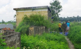 Khu vực phát hiện 2 xác chết.