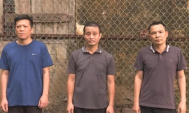 Theo thứ tự từ trái sang phải các đối tượng: Nguyễn Kim Trinh, Nguyễn Đắc Minh và Nguyễn Văn Sáu.