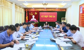 UBKT Tỉnh ủy Bắc Giang họp kỳ thứ 34.