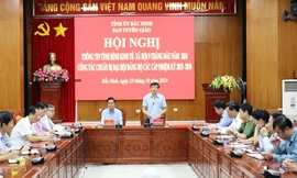 Bắc Ninh thông tin về Đại hội Đảng bộ các cấp.