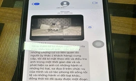 Tin nhắn kèm theo ảnh, clip cắt ghép khuôn mặt vào hình ảnh nhạy cảm để đe dọa tống tiền.